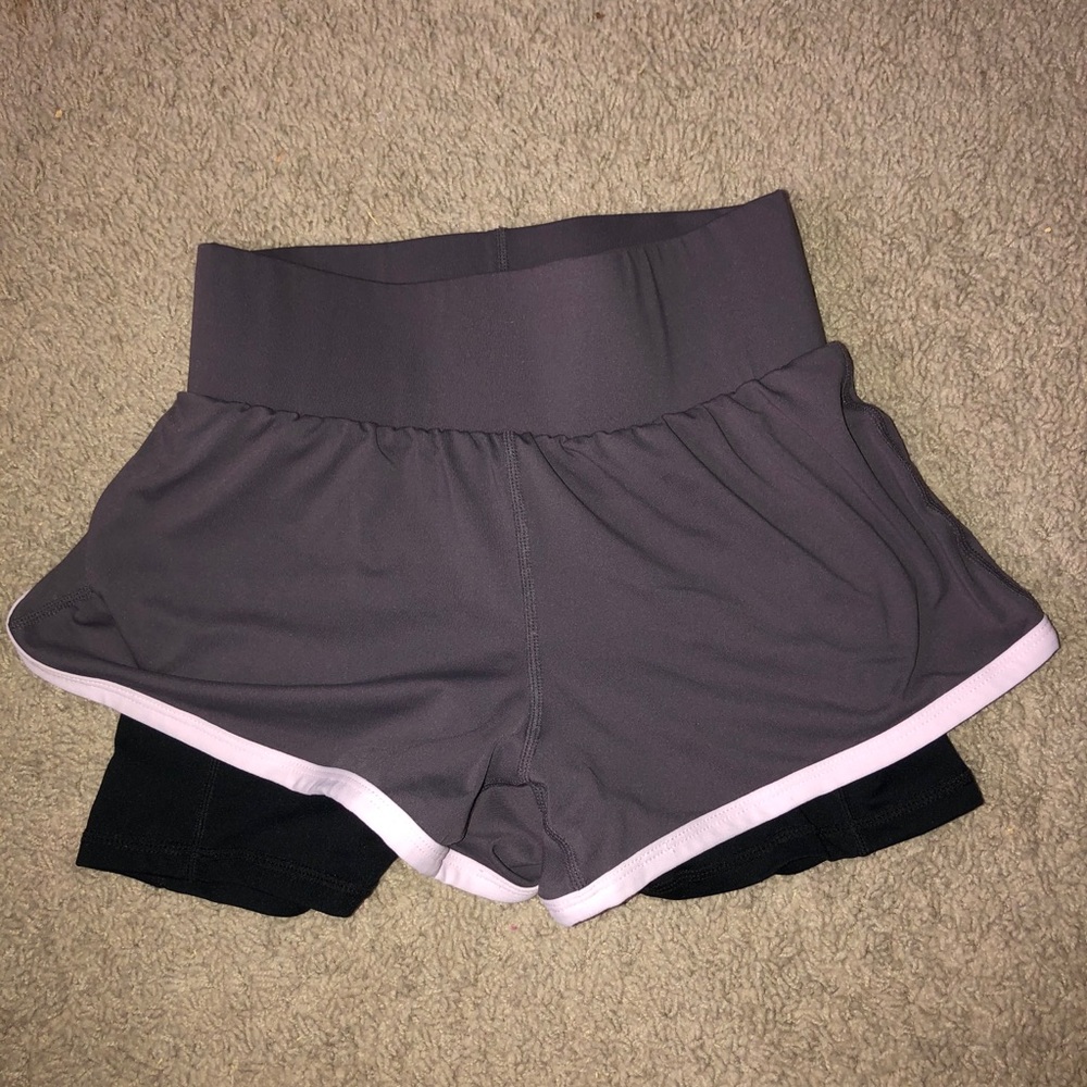 Fabletics shorts with built in spandex!